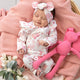 Flamingos Organic Snugglesuit Convertible Romper with Frill - Thumbnail 6