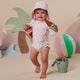 Flamingos Frill Swimsuit - Thumbnail 5