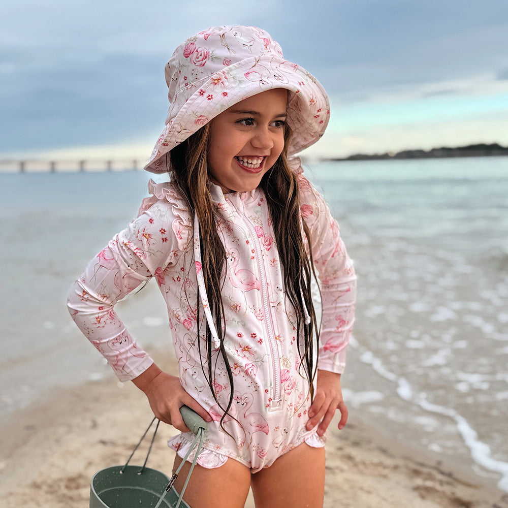 Flamingos Frill Swimsuit - View 14