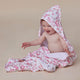 Flamingos Organic Hooded Baby Towel - Thumbnail 5