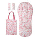 Bundle - Flamingos Pram Liner & Strap Cover Set - Thumbnail 1