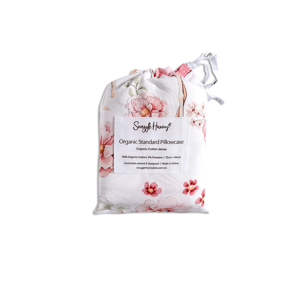 Flamingos Organic Cotton Single Pillowcase - View 6