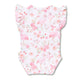 Flamingos Short Sleeve Organic Bodysuit with Frill - Thumbnail 8