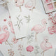Flamingos Organic Jersey Wrap & Topknot Set - Thumbnail 6
