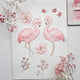 Flamingos Organic Jersey Wrap & Topknot Set - Thumbnail 4