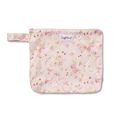 Flamingos Wet Bag Medium | Snuggle Hunny