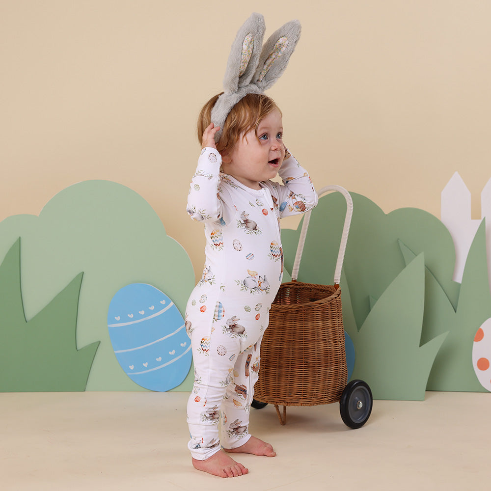 Flopsy Bunnies Organic Snugglesuit Convertible Romper - View 4
