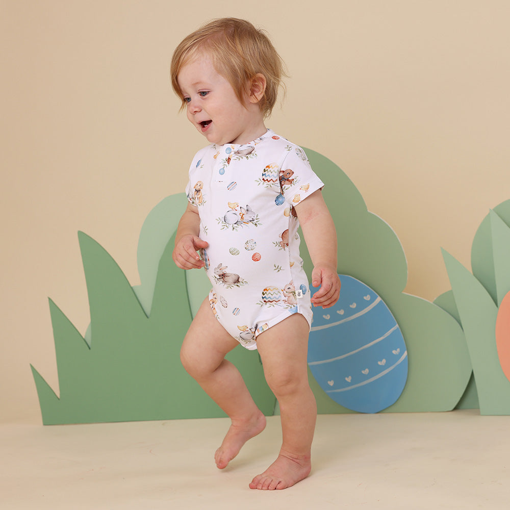 Flopsy Bunnies Short Sleeve Organic Bodysuit - View 3