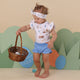 Flopsy Bunnies Short Sleeve Organic Bodysuit with Frill - Thumbnail 14