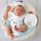 Flopsy Bunnies Short Sleeve Organic Bodysuit with Frill - Thumbnail 1