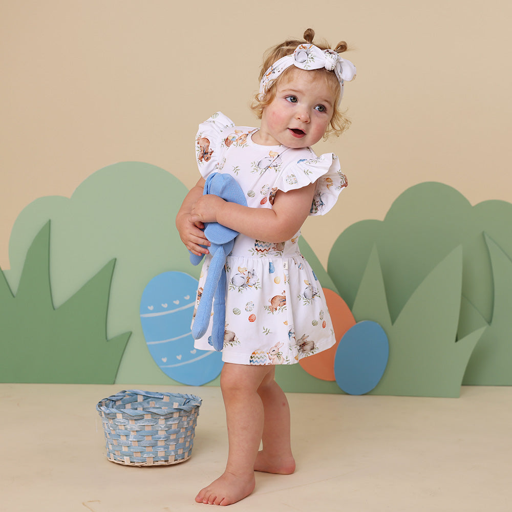 Flopsy Bunnies Short Sleeve Organic Dress - View 8