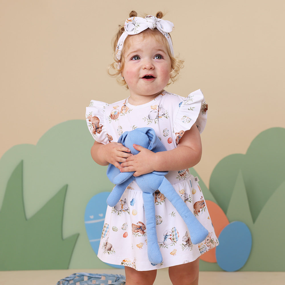 Flopsy Bunnies Short Sleeve Organic Dress - View 3