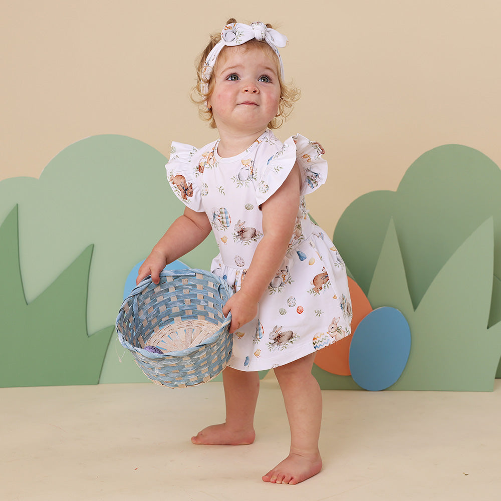 Flopsy Bunnies Short Sleeve Organic Dress - View 5