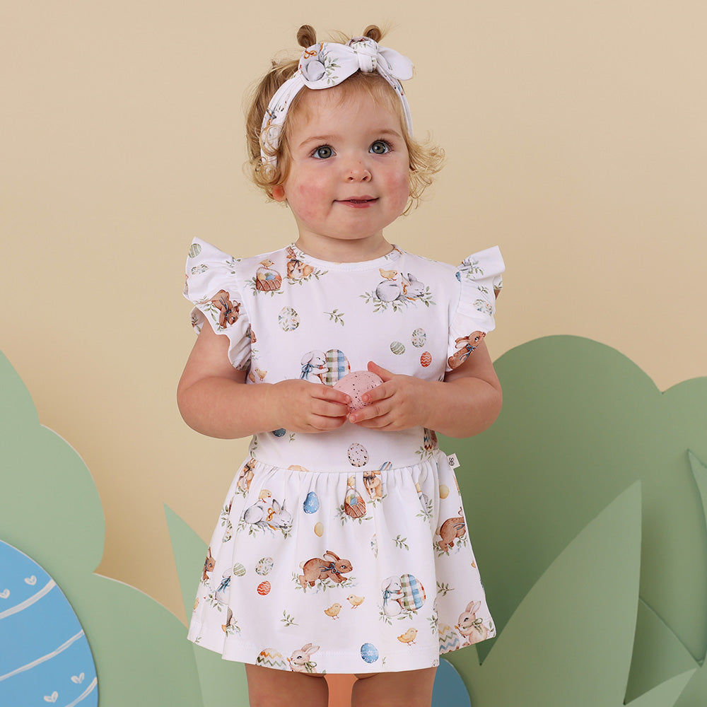 Flopsy Bunnies Short Sleeve Organic Dress - View 6