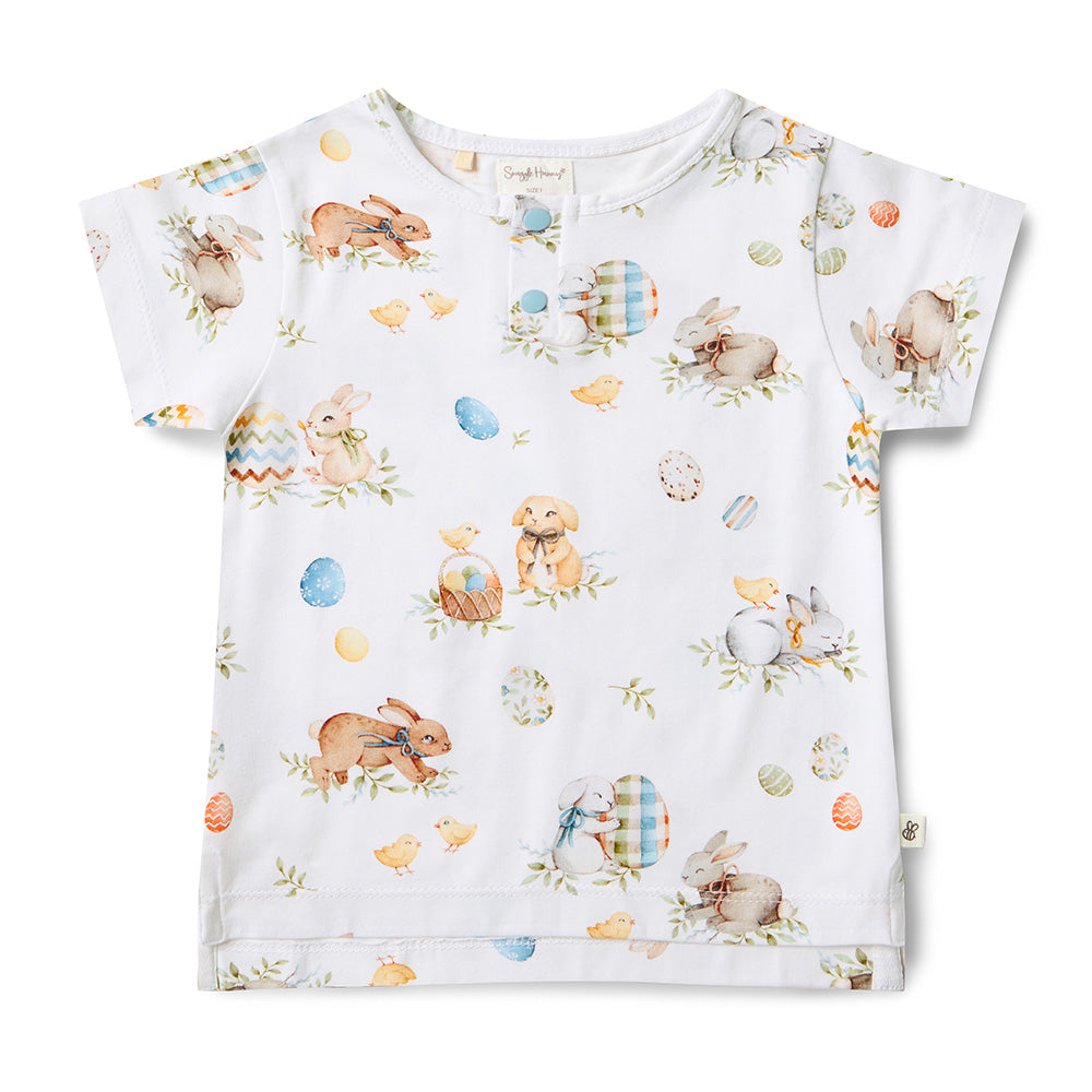 Flopsy Bunnies Organic Short Sleeve Top - View 2