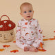 Gnomes Organic Snugglesuit Convertible Romper - Thumbnail 7