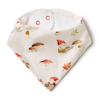Gnomes Organic Dribble Bib | Snuggle Hunny