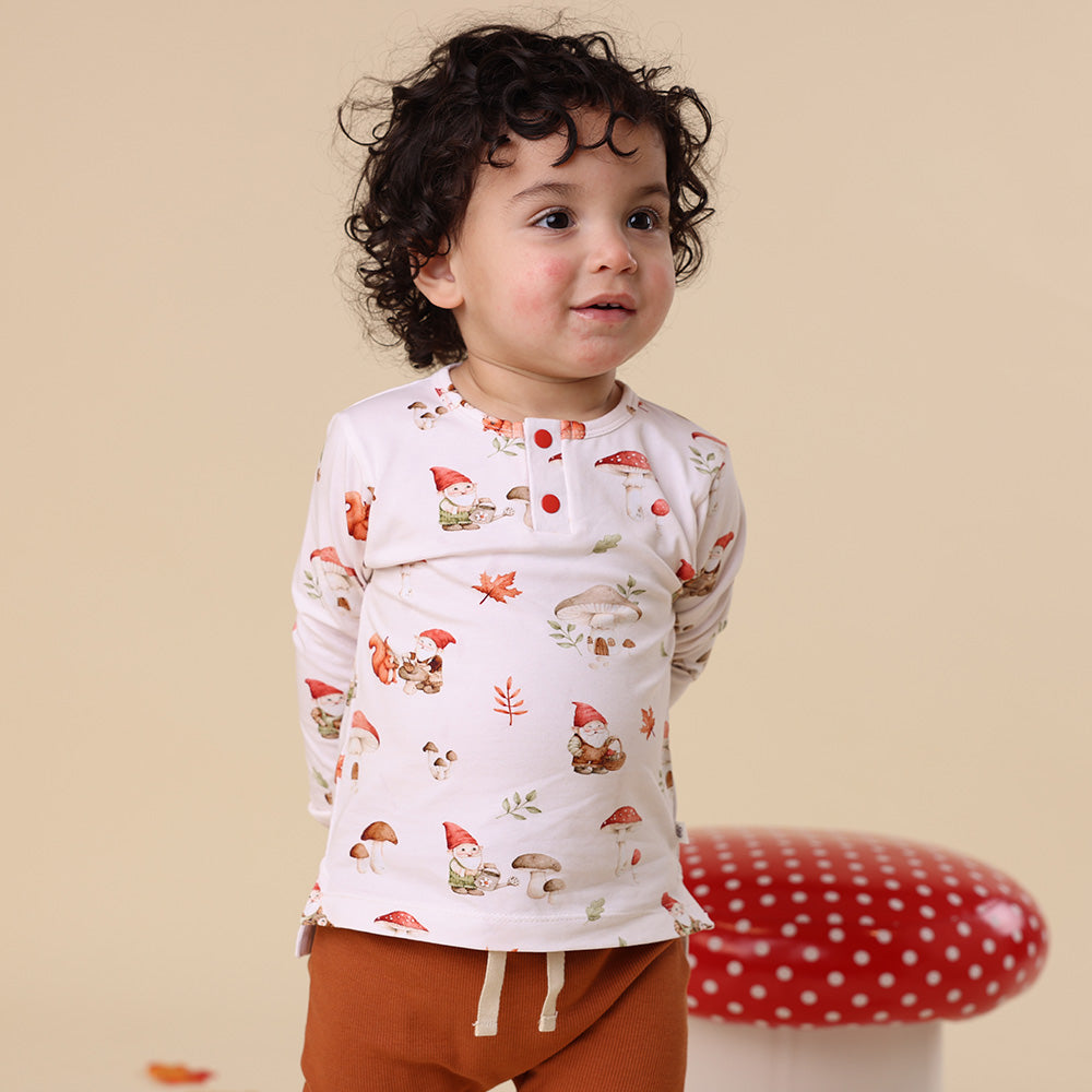 Gnomes Organic Long Sleeve Top - View 4