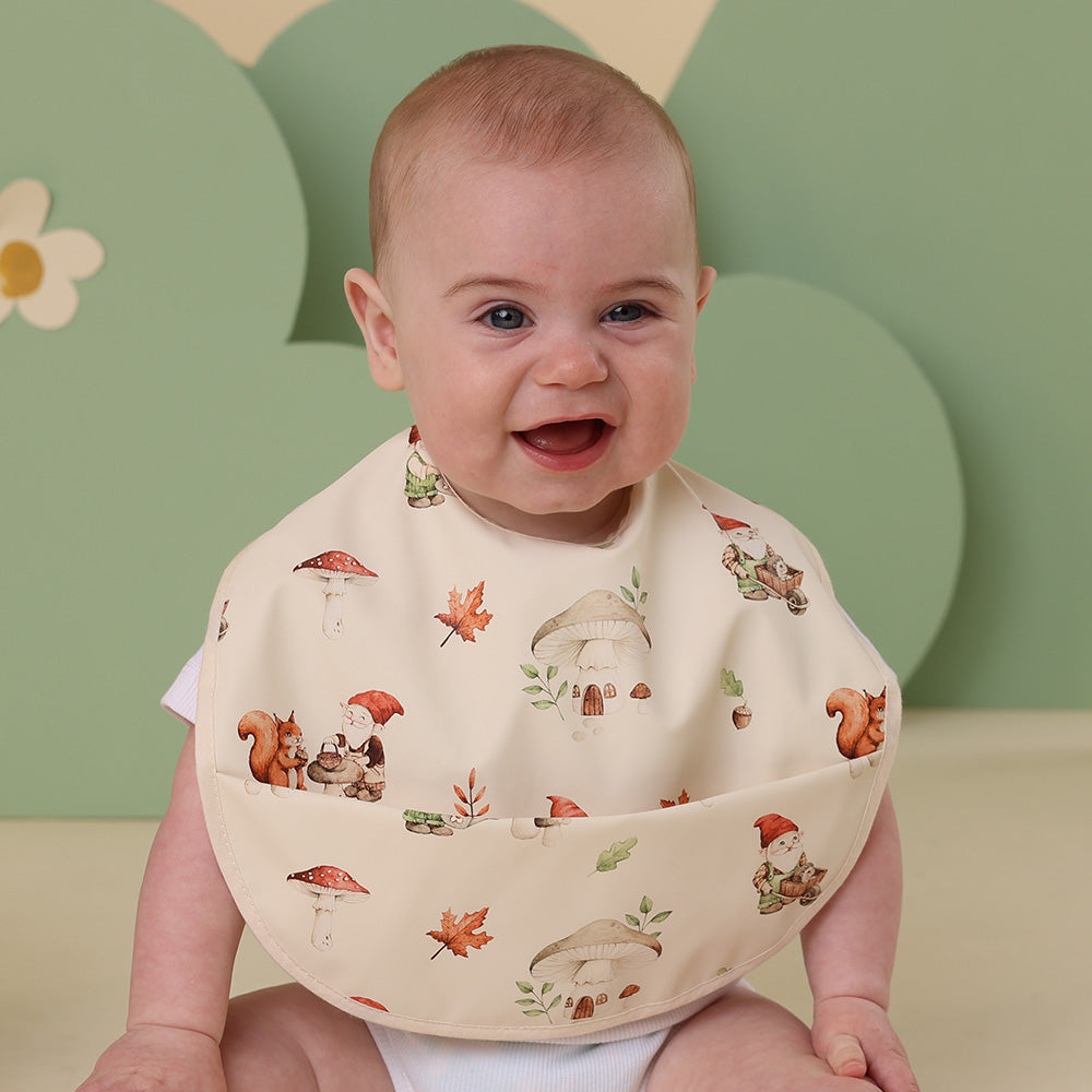 Gnomes Snuggle Bib - View 3