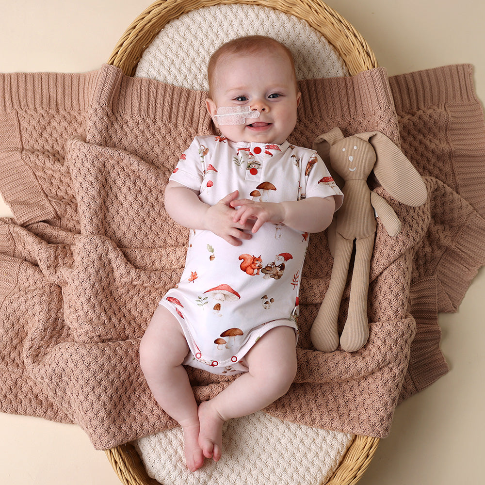 Gnomes Short Sleeve Organic Bodysuit - View 10