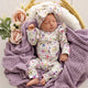 Gracie Organic Snugglesuit Convertible Romper with Frill - Thumbnail 14