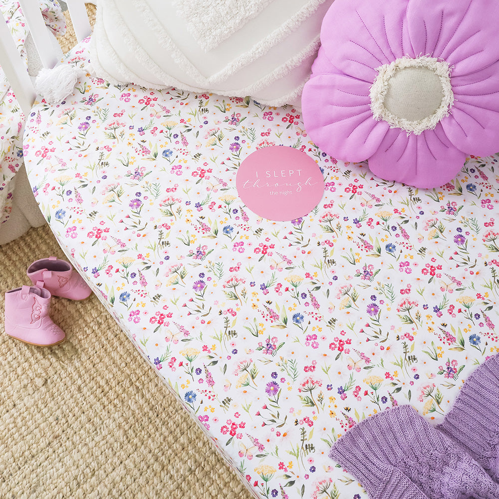 Gracie Organic Fitted Cot Sheet - View 6