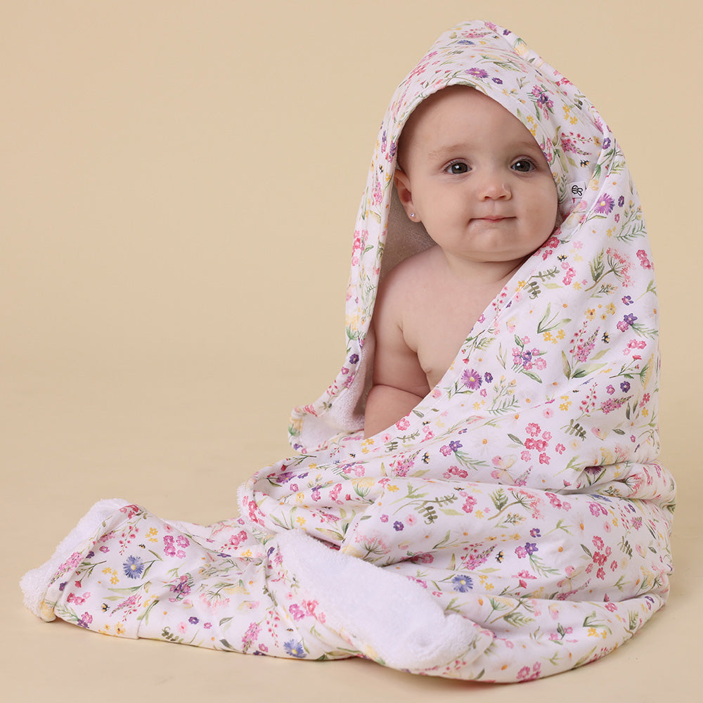 Gracie Organic Hooded Baby Towel - View 1