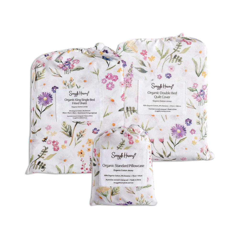 Bundle - Gracie King Single Bedding - 1 x Sheet + 1 x Quilt Cover + 1 x Pillowcase - View 1