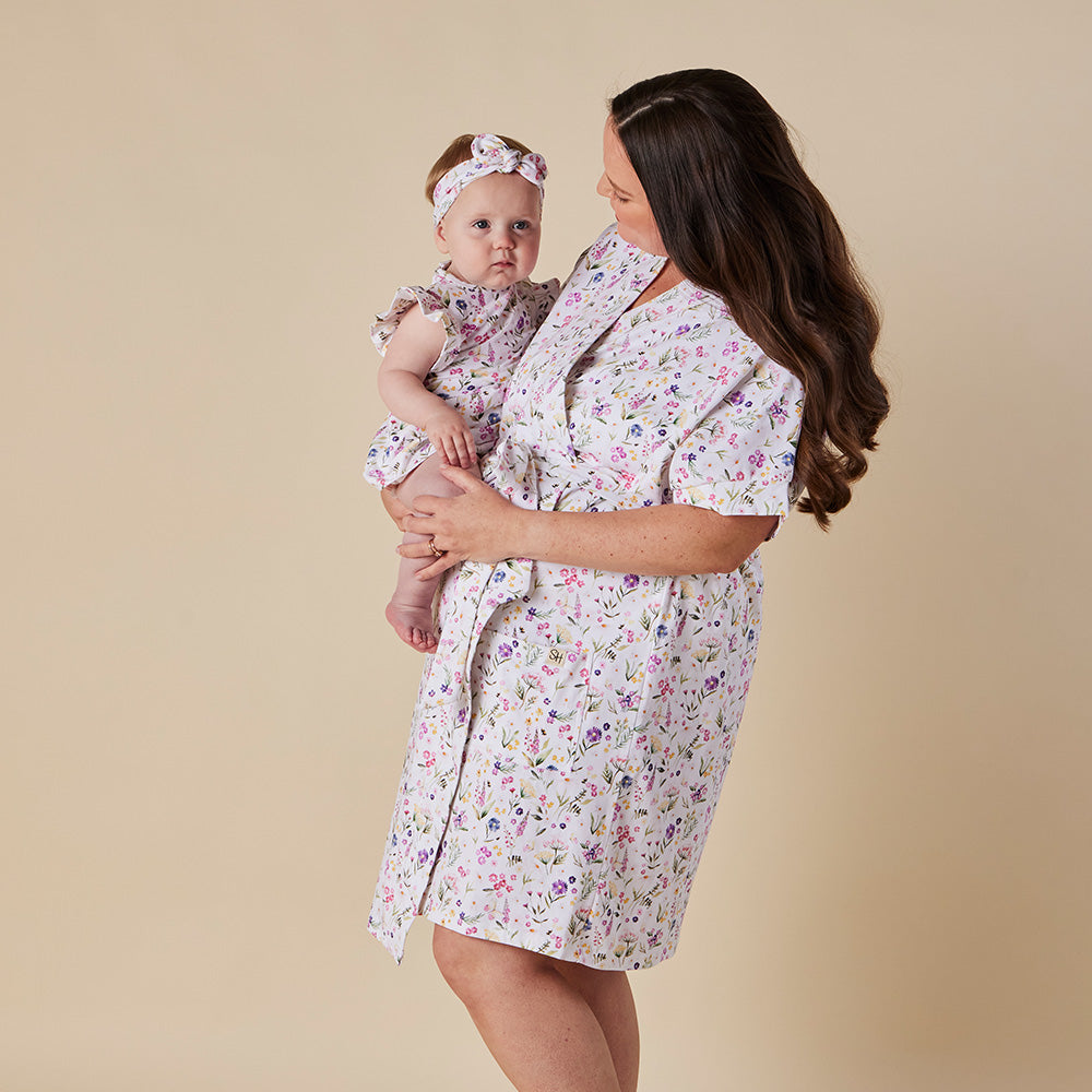Gracie Organic Maternity Robe - View 12