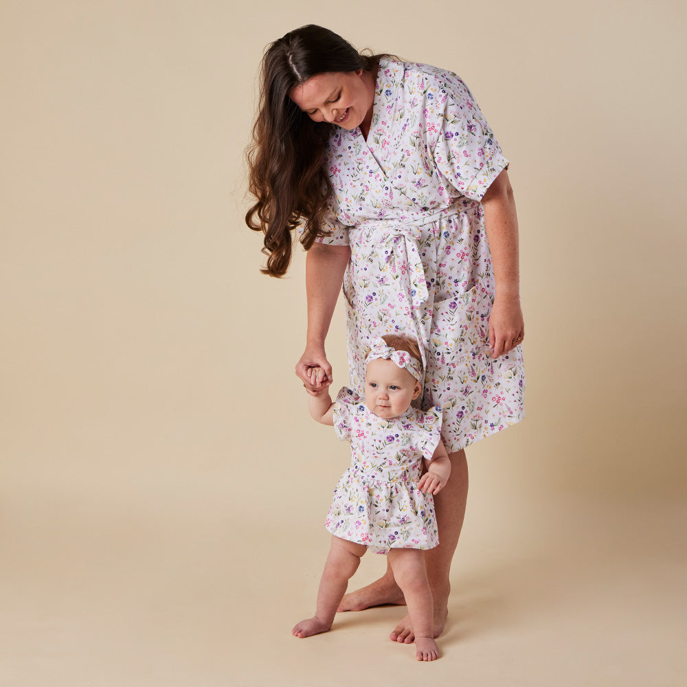 Gracie Organic Maternity Robe - View 8