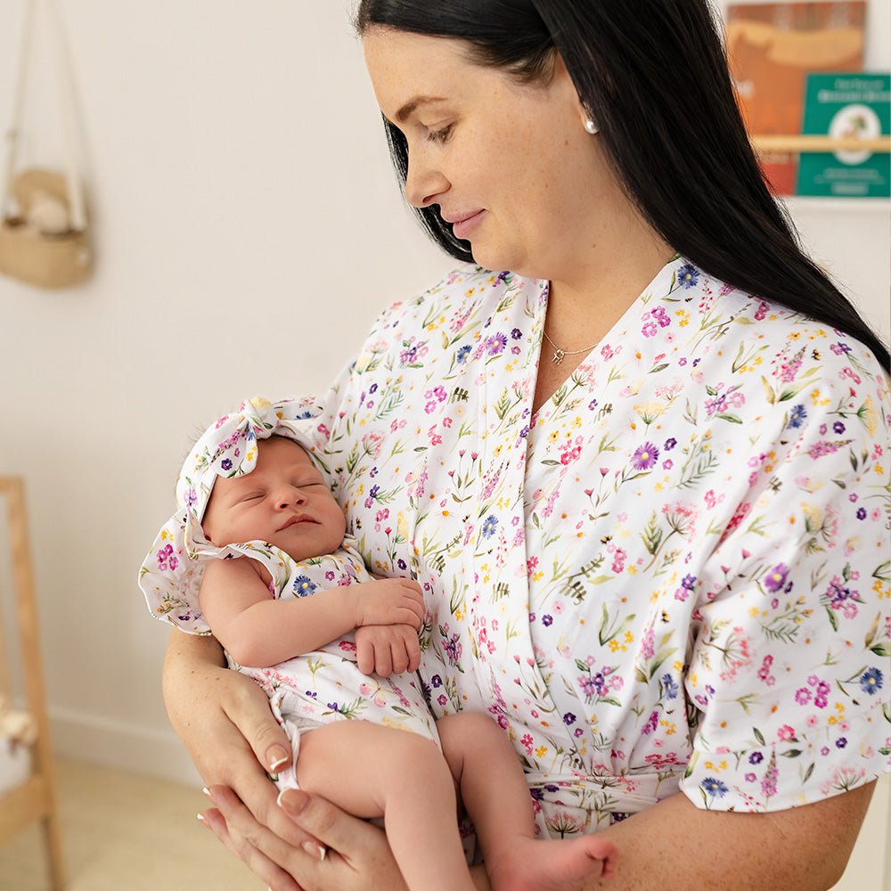 Gracie Organic Maternity Robe - View 3