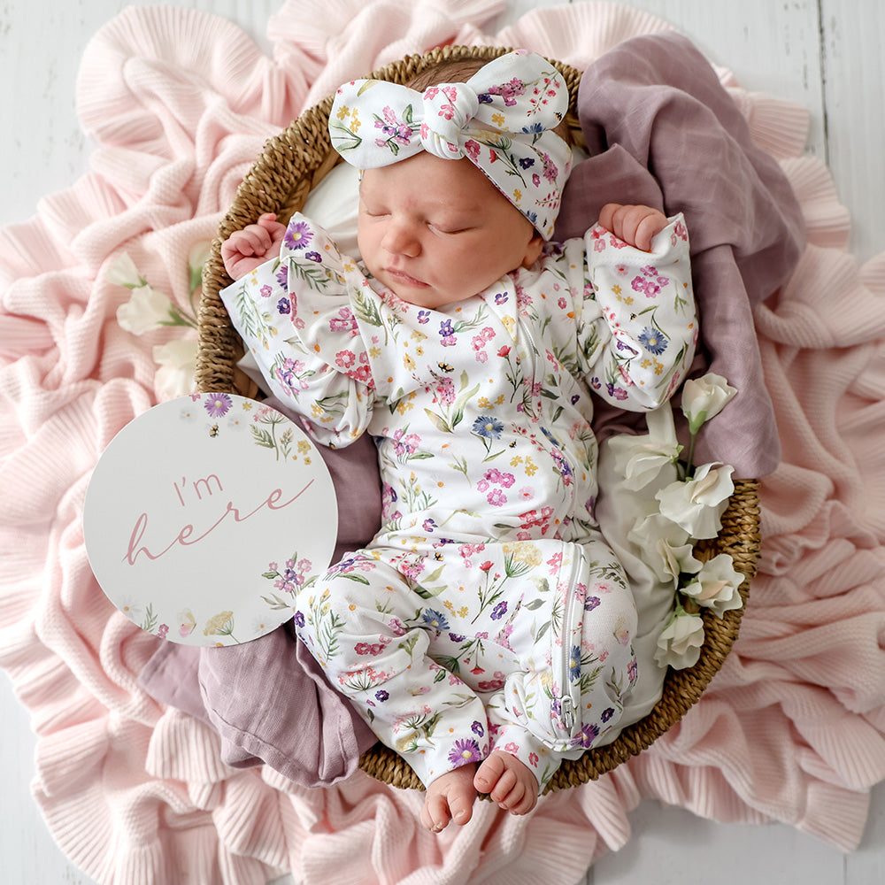 Gracie & Jewel Pink Reversible Milestone Cards - View 8