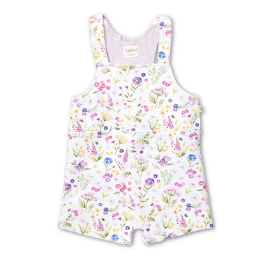Gracie Organic Snuggle Overall Shorts | Snuggle Hunny