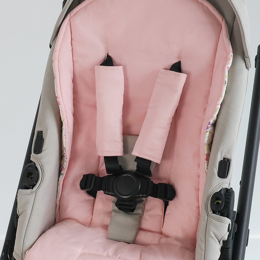 Bundle - Gracie Pram Liner & Strap Cover Set - View 7