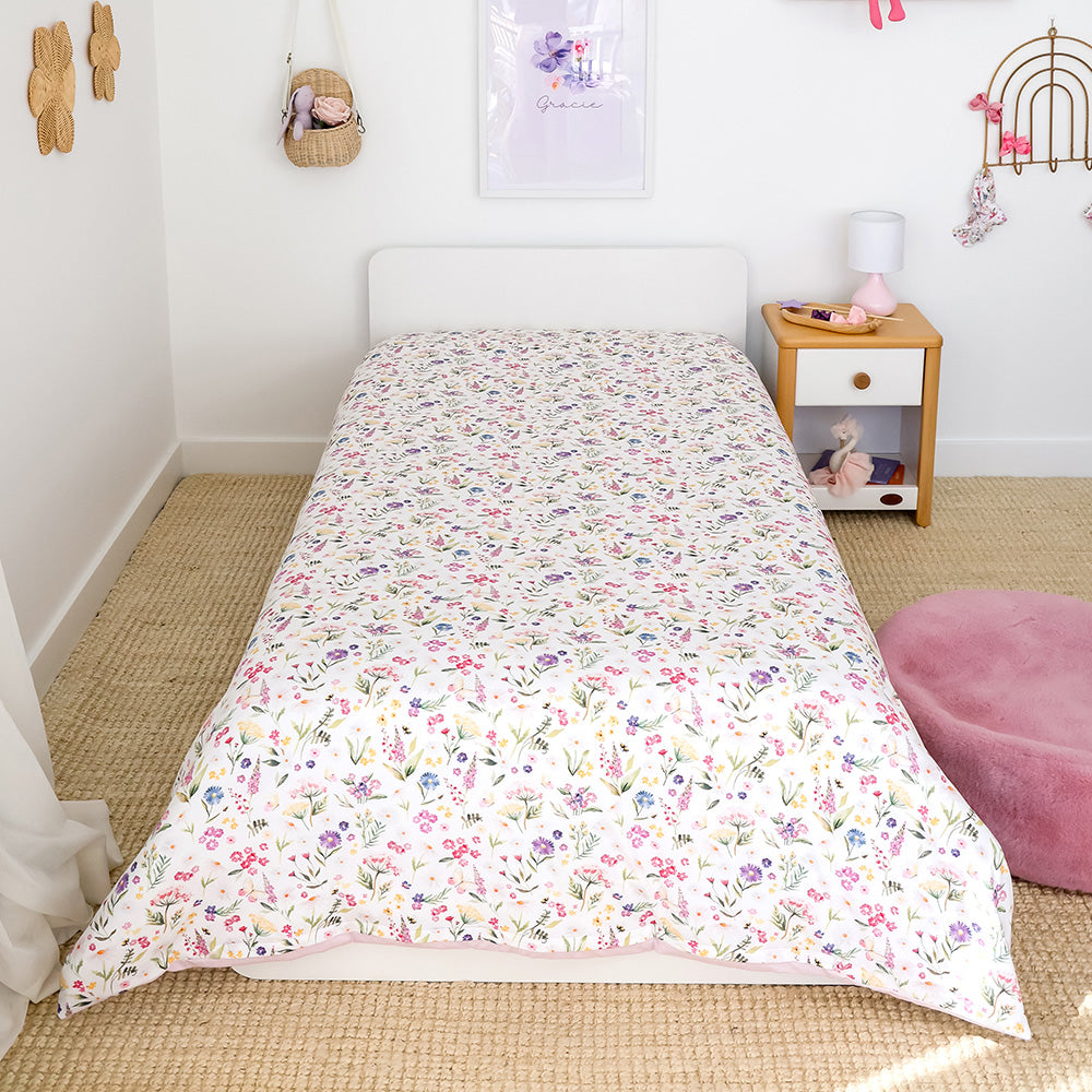 Gracie Organic Cotton Quilt Cover - View 1