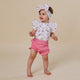 Gracie Short Sleeve Organic Bodysuit with Frill - Thumbnail 11