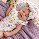 Gracie Short Sleeve Organic Bodysuit with Frill - Thumbnail 9