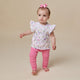 Gracie Organic Short Sleeve Top with Frill - Thumbnail 5