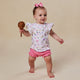 Gracie Organic Short Sleeve Top with Frill - Thumbnail 8