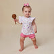 Gracie Organic Short Sleeve Top with Frill - Thumbnail 10