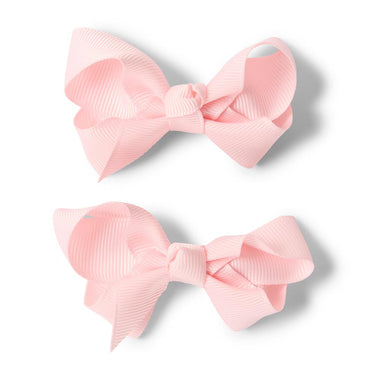 Baby Pink Piggy Tail Hair Clips - Pair-Snuggle Hunny