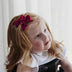 Burgundy Bow Hair Clip-Snuggle Hunny