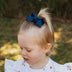 Navy Bow Hair Clip-Snuggle Hunny