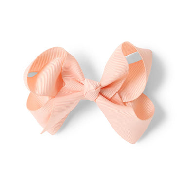 Hair Bow Clips - Peach Bow Hair Clip