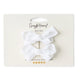 White Piggy Tail Hair Clips - Pair - Thumbnail 3