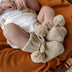 Hazelnut Organic Cotton Knit Booties | Snuggle Hunny