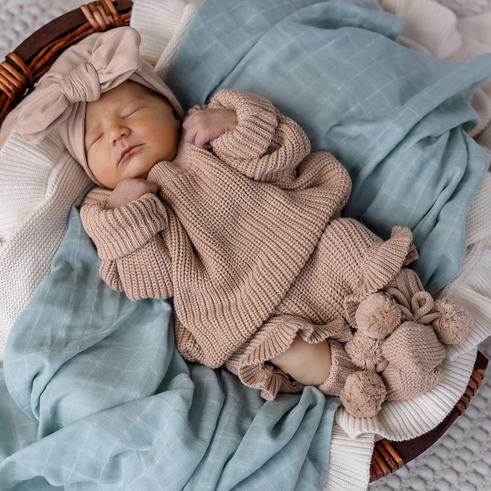 Hazelnut Organic Cotton Knit Bloomers - View 3
