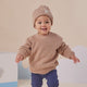Hazelnut Oversized Cotton Knit Jumper - Thumbnail 3