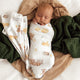 Highland Cows Organic Jersey Wrap & Beanie Set - Thumbnail 3