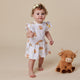 Highland Cows Short Sleeve Organic Dress - Thumbnail 5